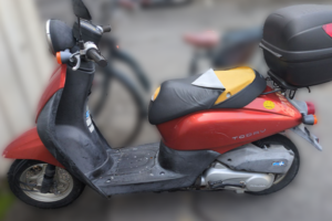 回収実績：愛媛県のお客様より原付バイクを無料回収させていただきました