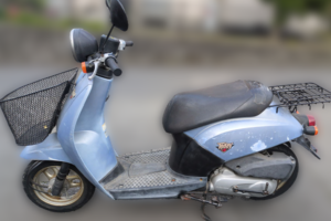 回収実績：愛媛県のお客様より原付バイクを無料回収させていただきました