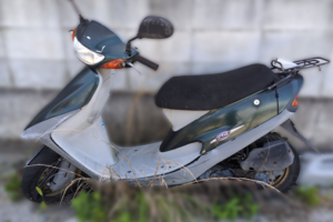 回収実績：愛媛県のお客様より原付バイクを無料回収させていただきました